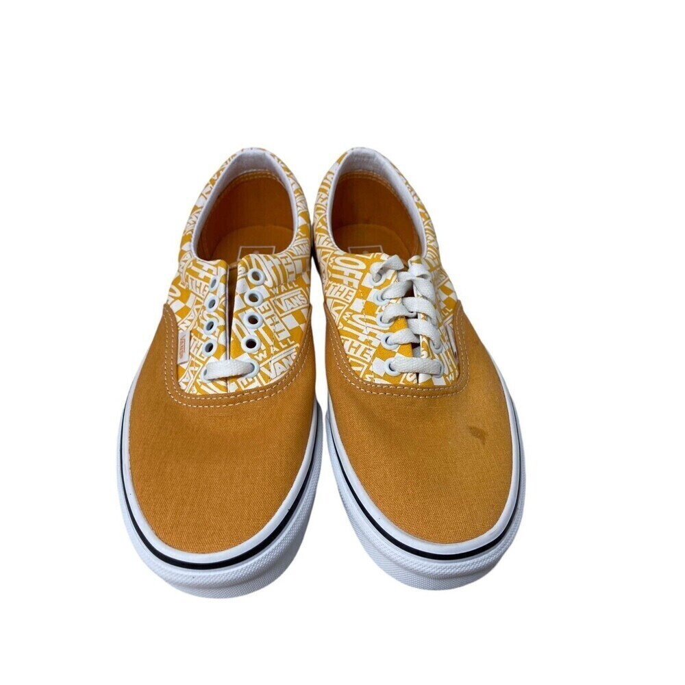 Vans Sneakers Women's Size 10 Yellow Lace Up Skateboard Shoes - Picture 7 of 13